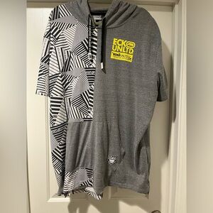 Ecko Unltd Hoodie 3XL | Half & Half Graphic | Y2K Streetwear